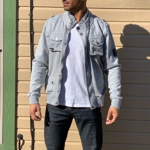Division E grey utility jacket